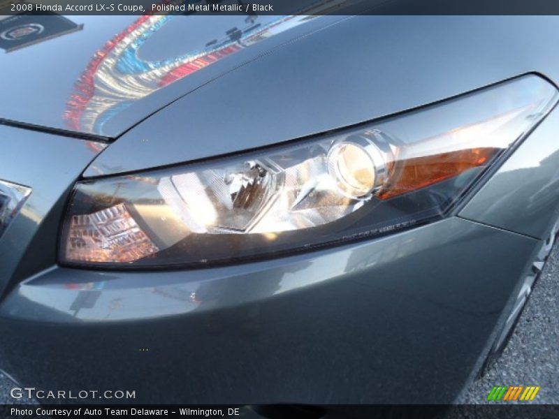 Polished Metal Metallic / Black 2008 Honda Accord LX-S Coupe