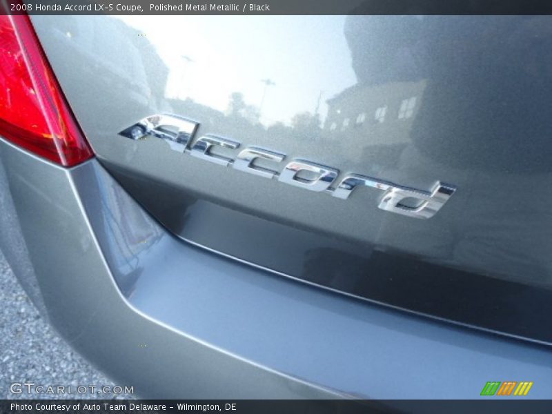 Polished Metal Metallic / Black 2008 Honda Accord LX-S Coupe