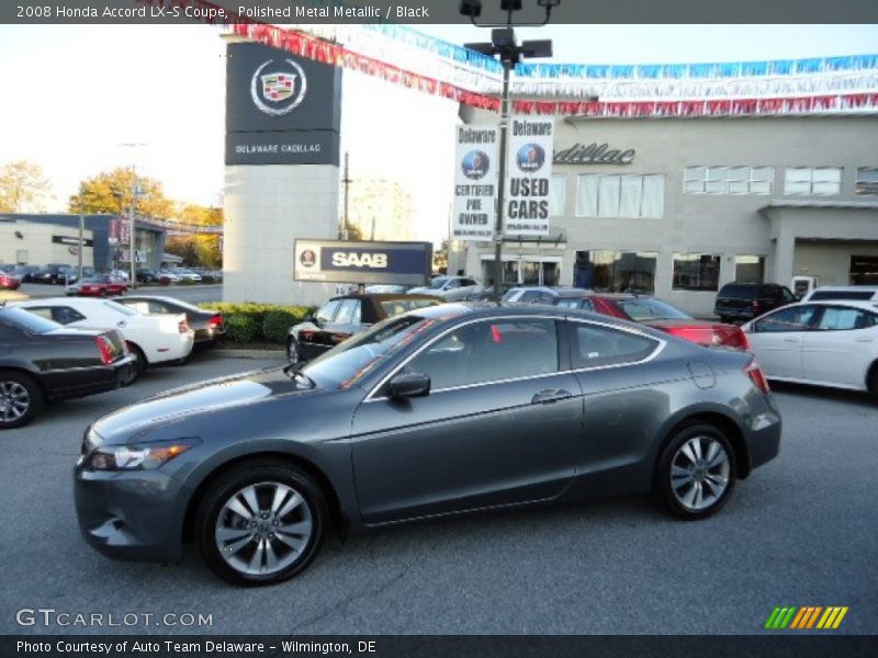Polished Metal Metallic / Black 2008 Honda Accord LX-S Coupe