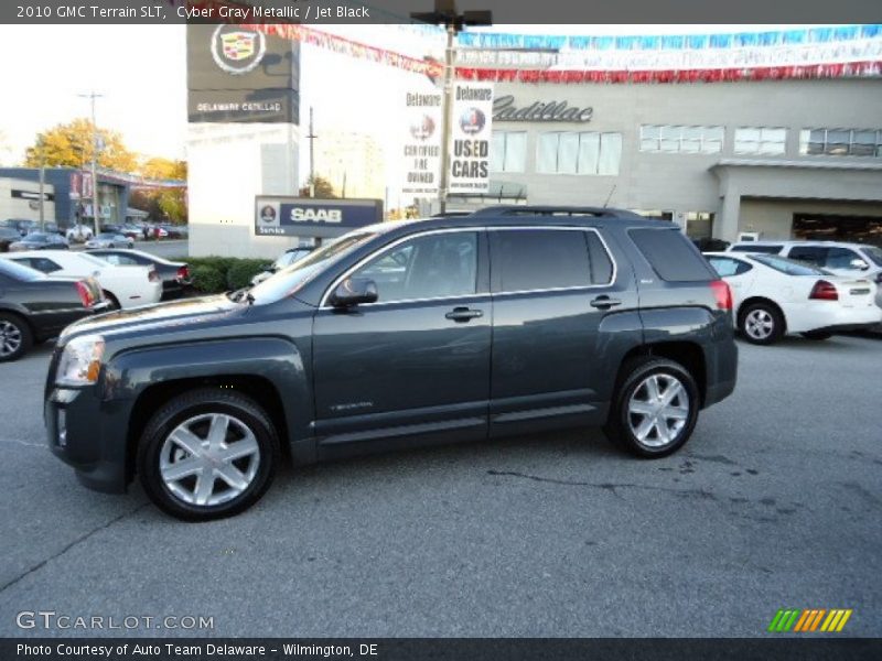Cyber Gray Metallic / Jet Black 2010 GMC Terrain SLT