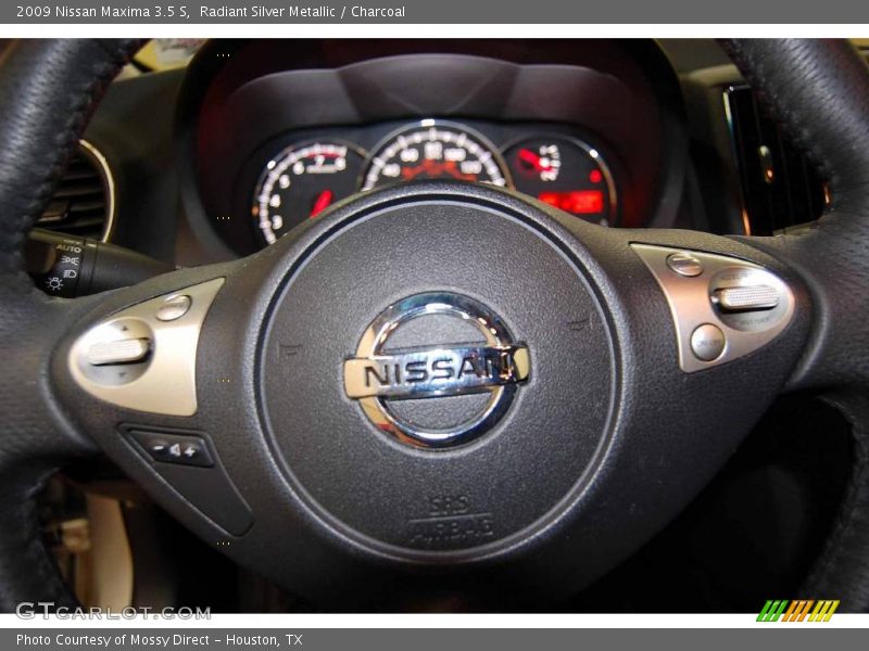 Radiant Silver Metallic / Charcoal 2009 Nissan Maxima 3.5 S