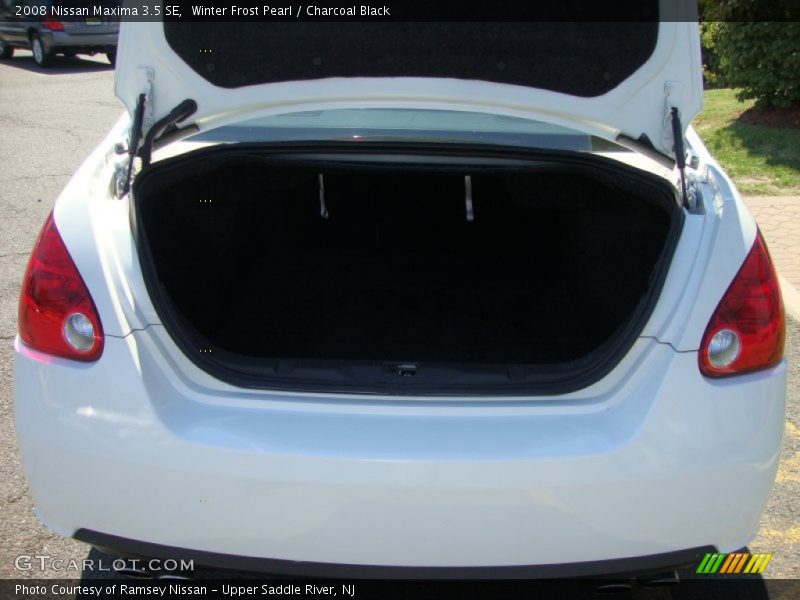 Winter Frost Pearl / Charcoal Black 2008 Nissan Maxima 3.5 SE