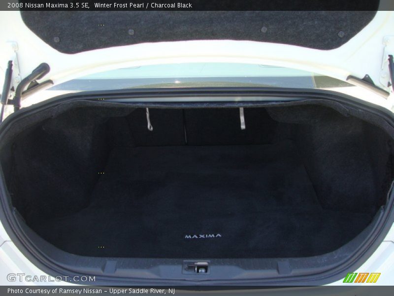 Winter Frost Pearl / Charcoal Black 2008 Nissan Maxima 3.5 SE