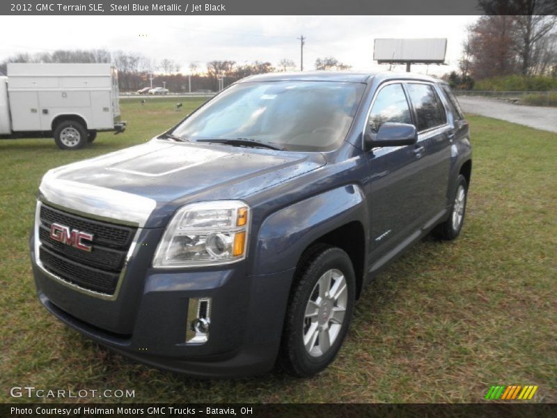Steel Blue Metallic / Jet Black 2012 GMC Terrain SLE