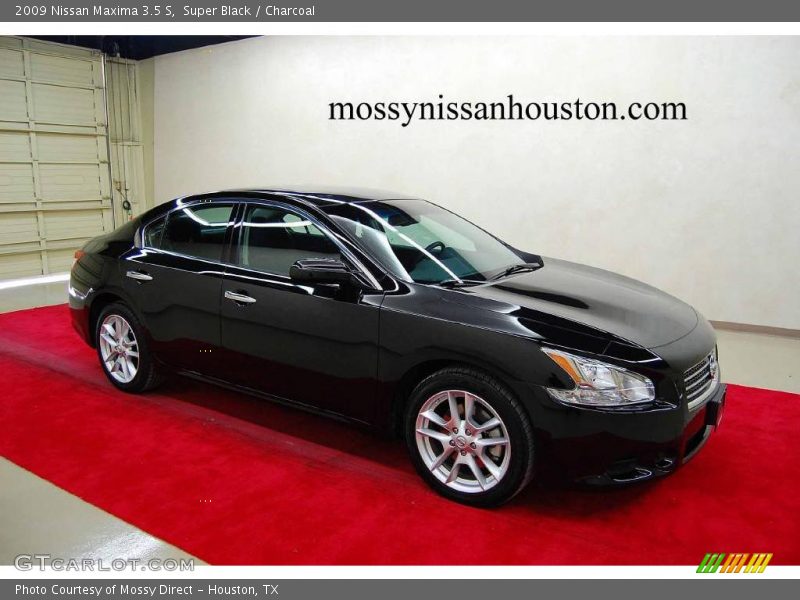 Super Black / Charcoal 2009 Nissan Maxima 3.5 S