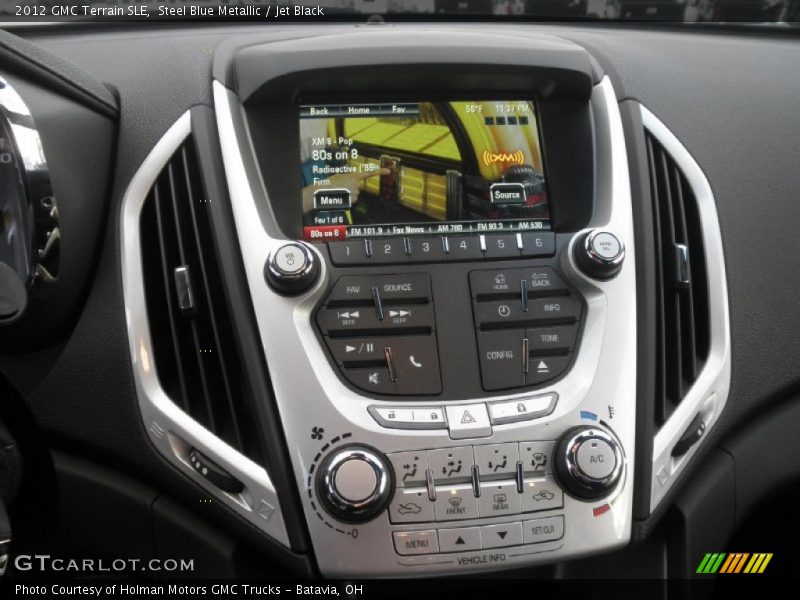 Steel Blue Metallic / Jet Black 2012 GMC Terrain SLE