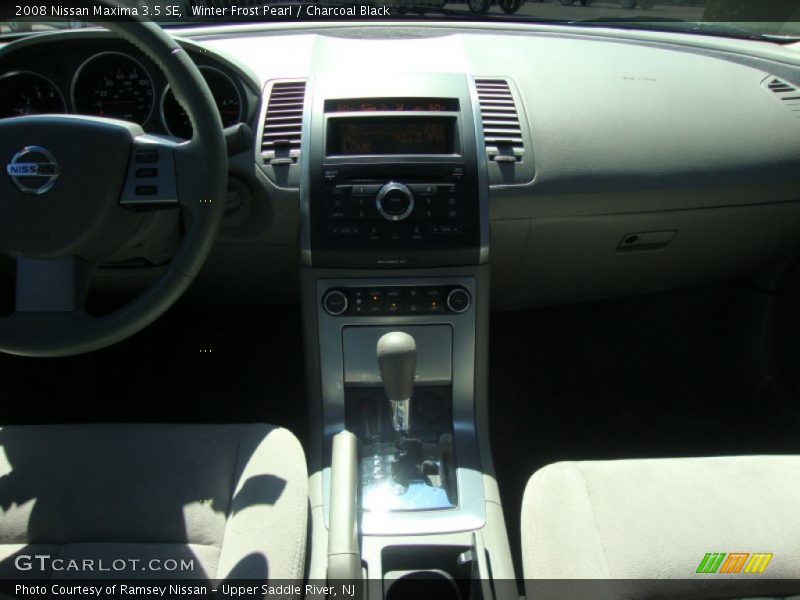Winter Frost Pearl / Charcoal Black 2008 Nissan Maxima 3.5 SE