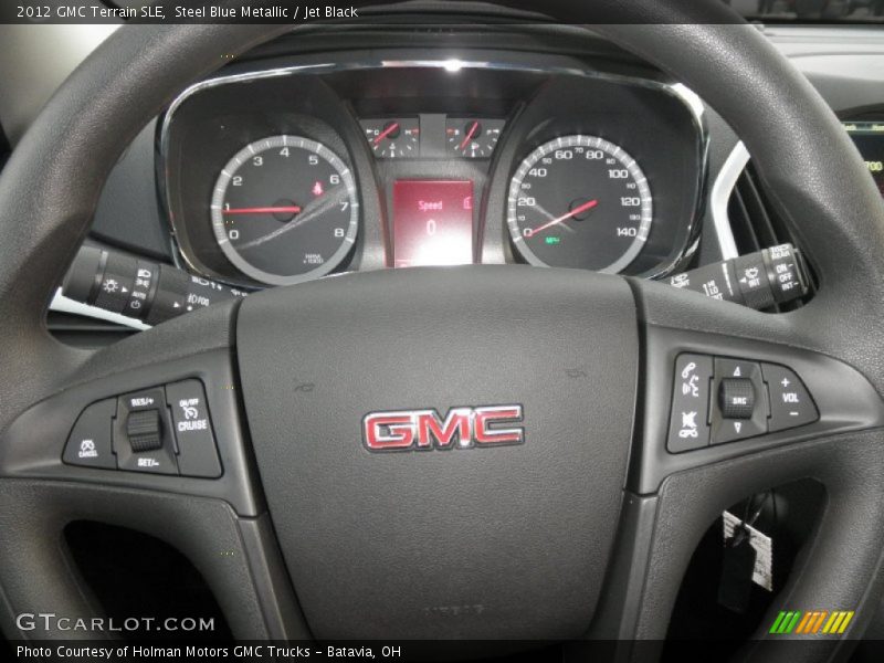 Steel Blue Metallic / Jet Black 2012 GMC Terrain SLE