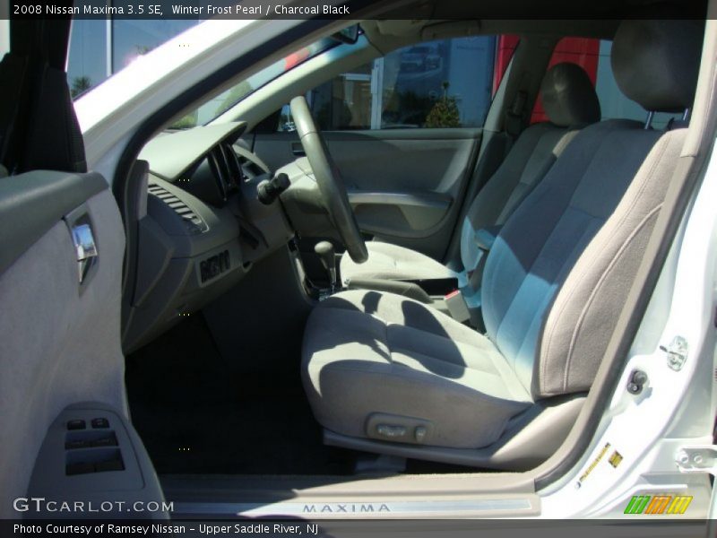 Winter Frost Pearl / Charcoal Black 2008 Nissan Maxima 3.5 SE