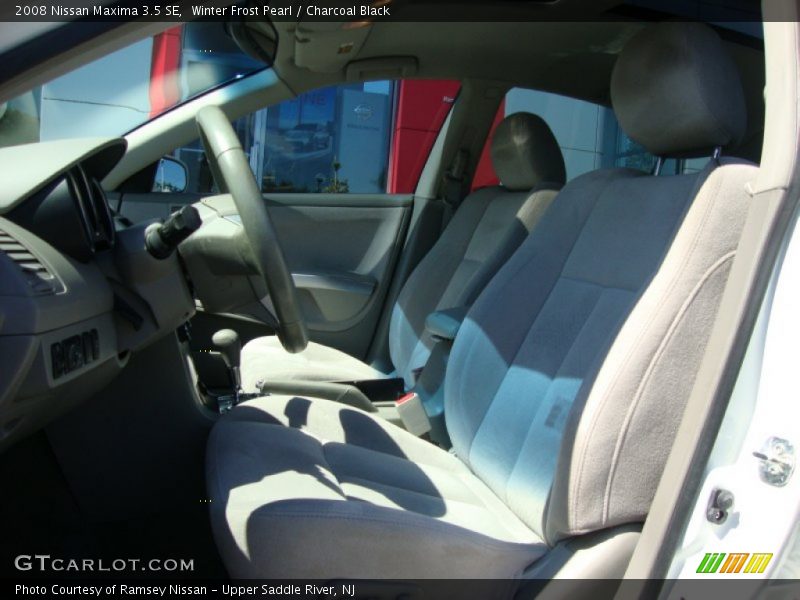 Winter Frost Pearl / Charcoal Black 2008 Nissan Maxima 3.5 SE