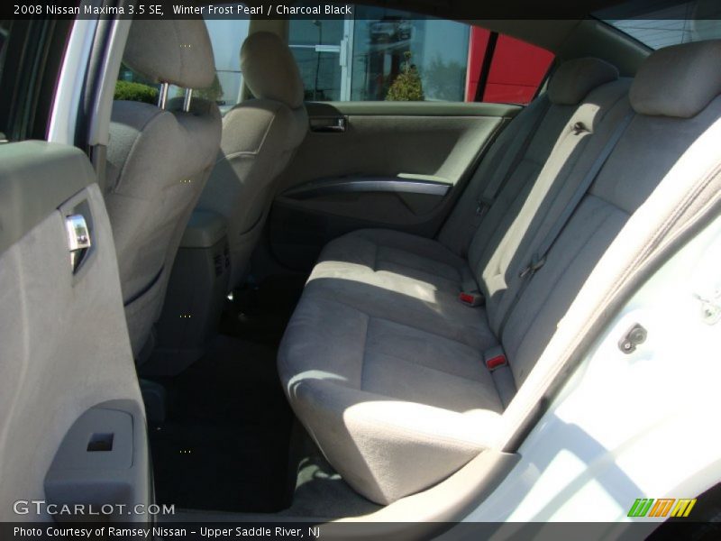 Winter Frost Pearl / Charcoal Black 2008 Nissan Maxima 3.5 SE
