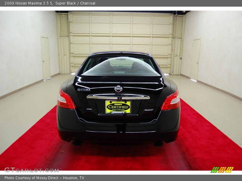Super Black / Charcoal 2009 Nissan Maxima 3.5 S