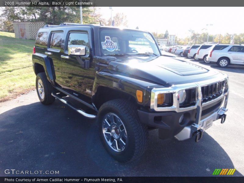 Black / Light Cashmere 2008 Hummer H3 Alpha