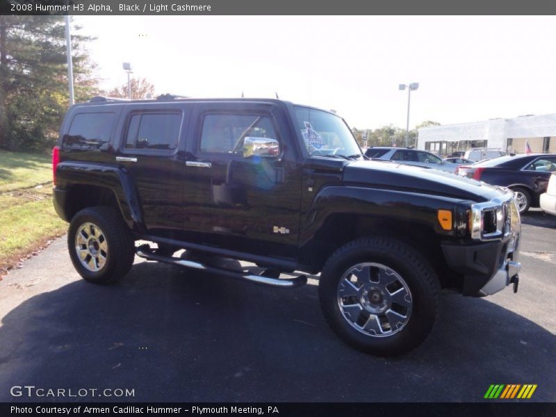Black / Light Cashmere 2008 Hummer H3 Alpha