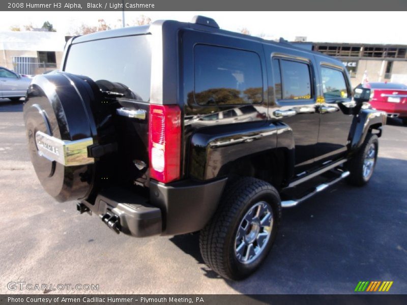 Black / Light Cashmere 2008 Hummer H3 Alpha