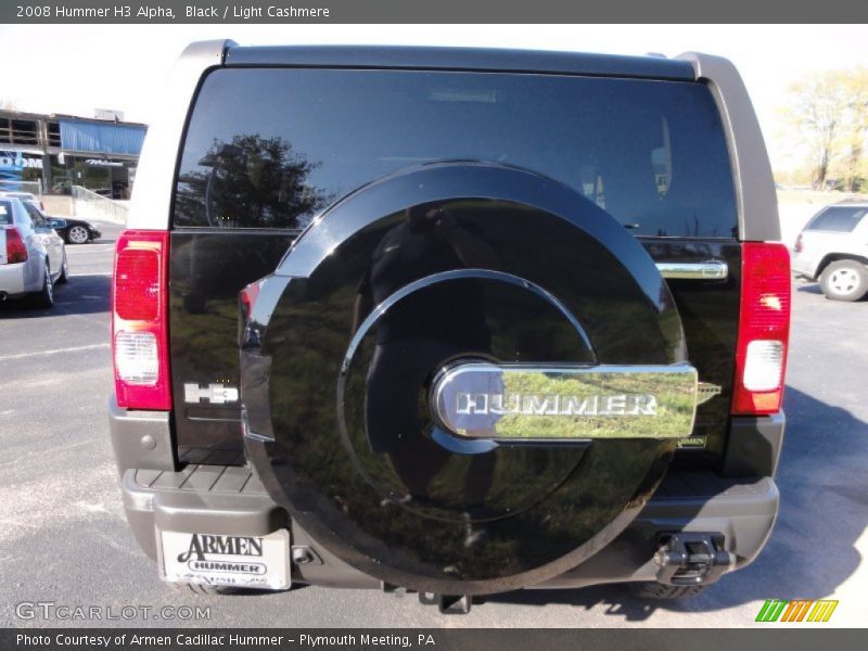 Black / Light Cashmere 2008 Hummer H3 Alpha