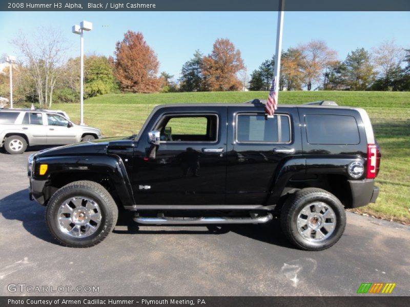 Black / Light Cashmere 2008 Hummer H3 Alpha