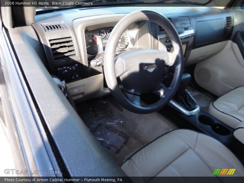 Black / Light Cashmere 2008 Hummer H3 Alpha