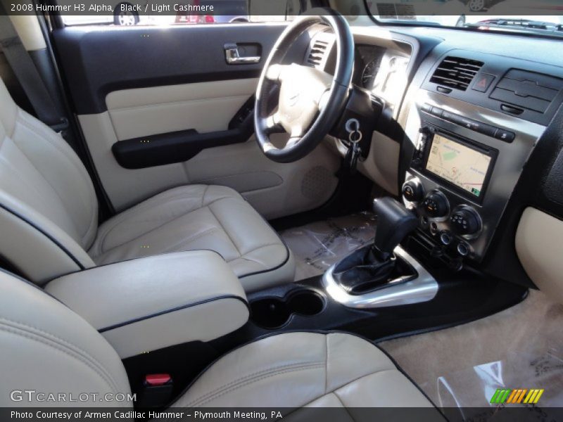 Black / Light Cashmere 2008 Hummer H3 Alpha