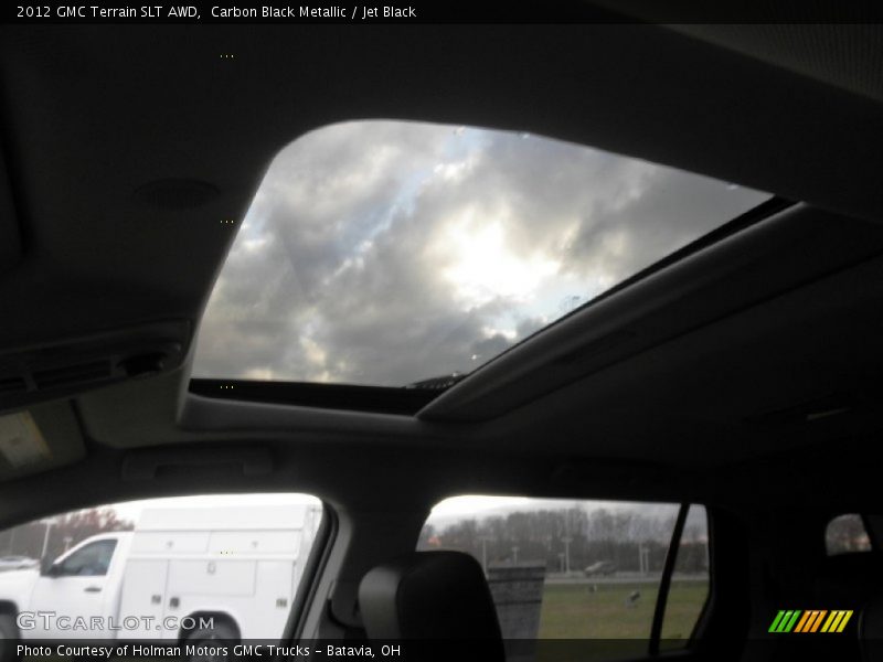 Carbon Black Metallic / Jet Black 2012 GMC Terrain SLT AWD