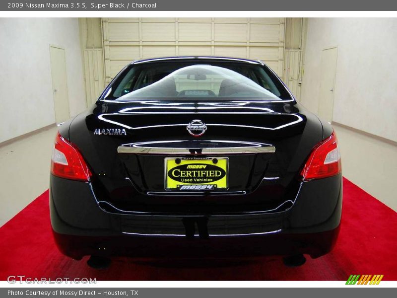 Super Black / Charcoal 2009 Nissan Maxima 3.5 S