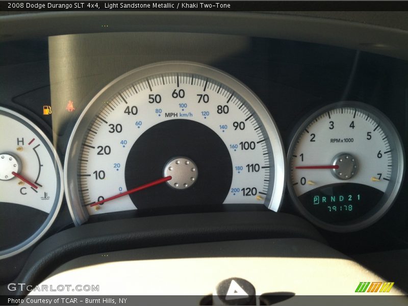 Light Sandstone Metallic / Khaki Two-Tone 2008 Dodge Durango SLT 4x4