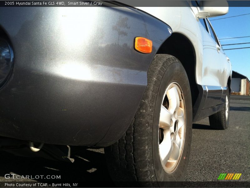 Smart Silver / Gray 2005 Hyundai Santa Fe GLS 4WD