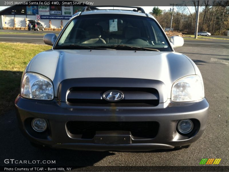 Smart Silver / Gray 2005 Hyundai Santa Fe GLS 4WD