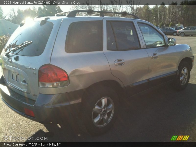 Smart Silver / Gray 2005 Hyundai Santa Fe GLS 4WD