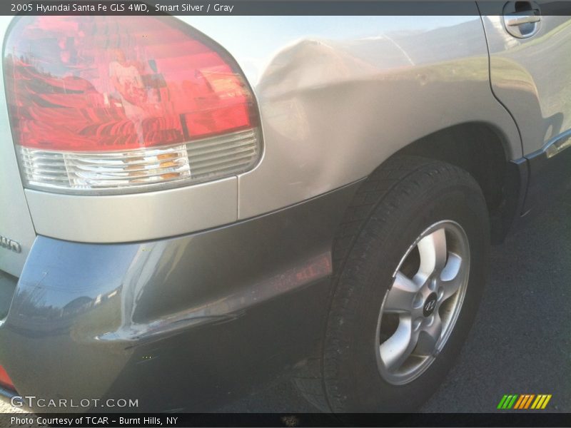 Smart Silver / Gray 2005 Hyundai Santa Fe GLS 4WD