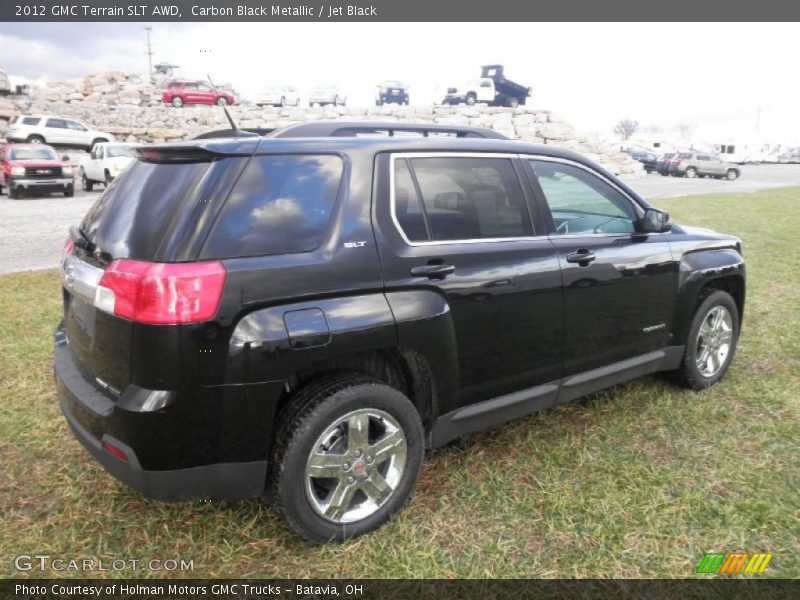 Carbon Black Metallic / Jet Black 2012 GMC Terrain SLT AWD