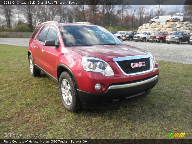 Crystal Red Tintcoat / Ebony 2012 GMC Acadia SLE
