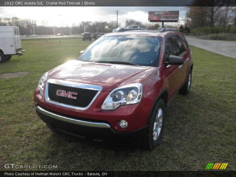 Crystal Red Tintcoat / Ebony 2012 GMC Acadia SLE