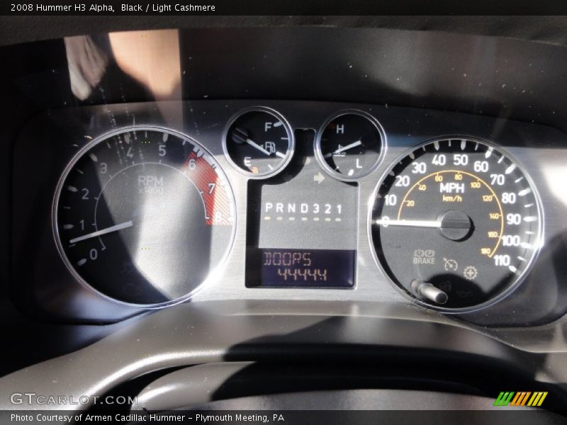 Black / Light Cashmere 2008 Hummer H3 Alpha