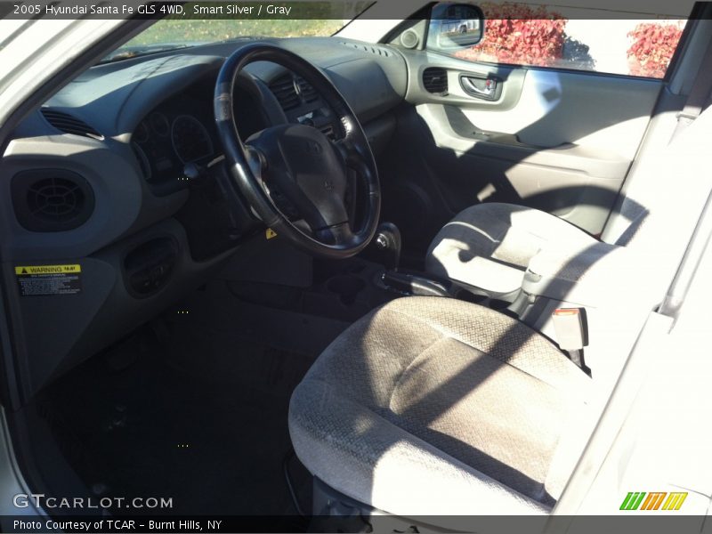 Smart Silver / Gray 2005 Hyundai Santa Fe GLS 4WD