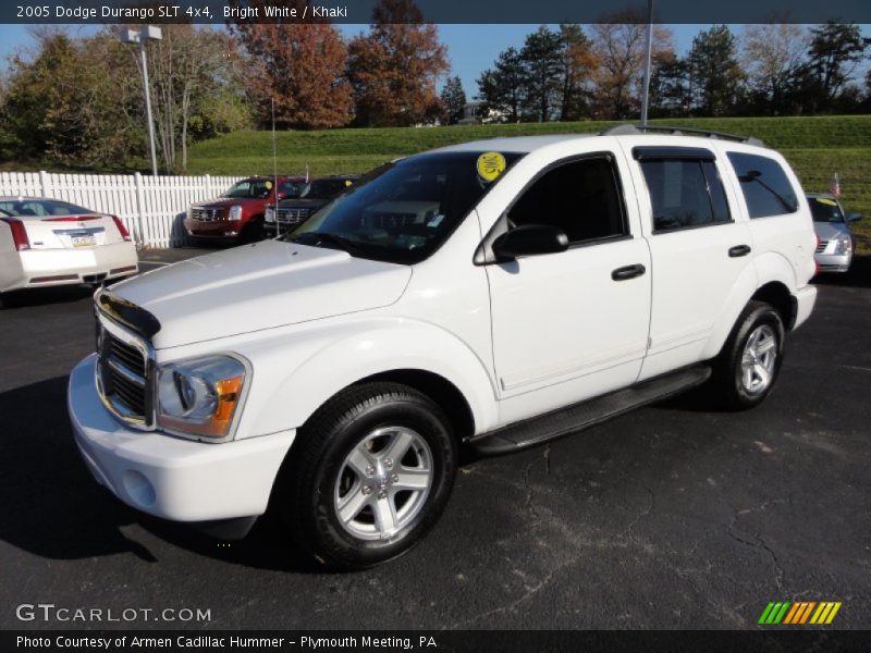 Bright White / Khaki 2005 Dodge Durango SLT 4x4
