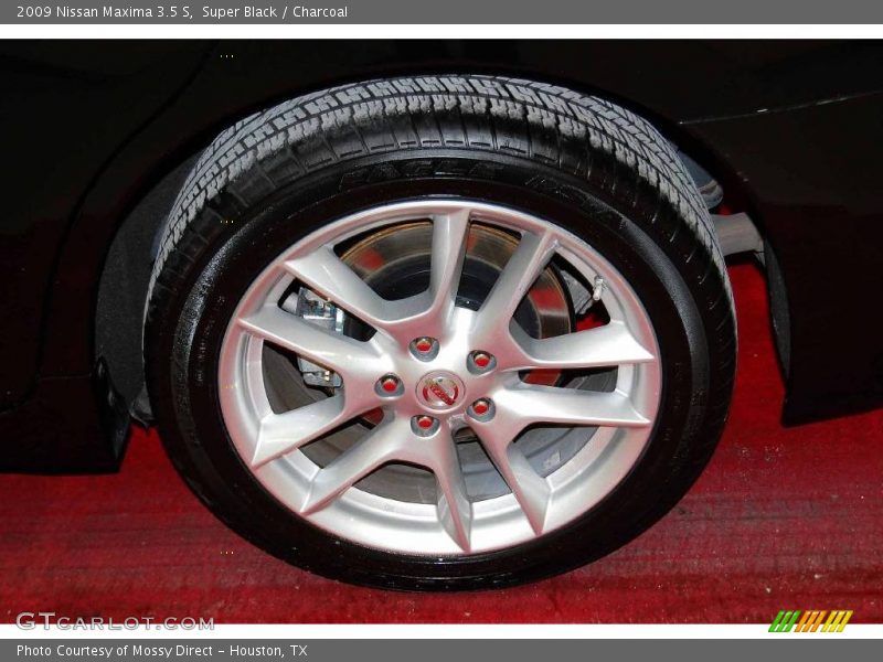 Super Black / Charcoal 2009 Nissan Maxima 3.5 S