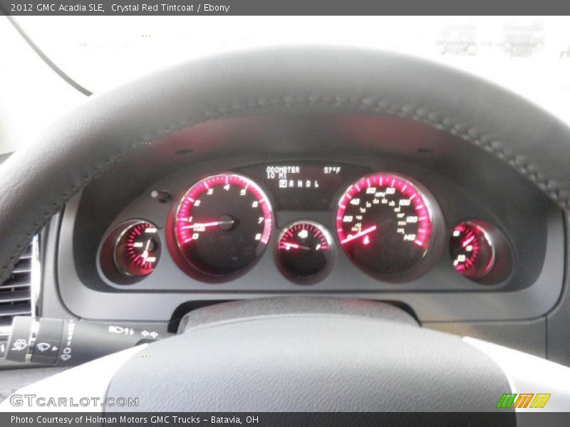 Crystal Red Tintcoat / Ebony 2012 GMC Acadia SLE