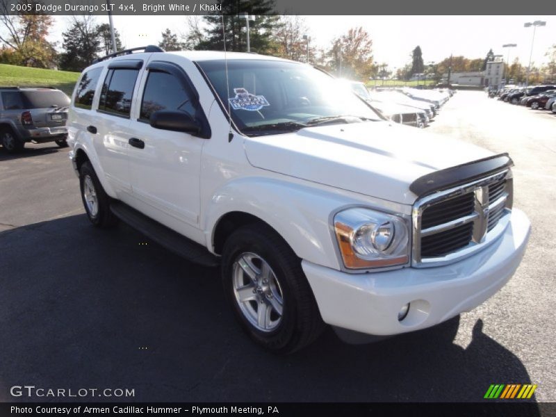 Bright White / Khaki 2005 Dodge Durango SLT 4x4