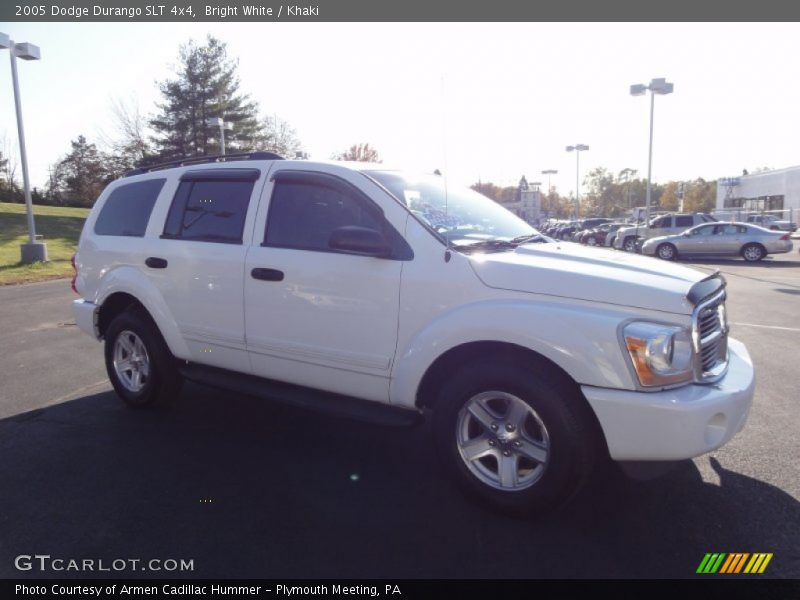 Bright White / Khaki 2005 Dodge Durango SLT 4x4