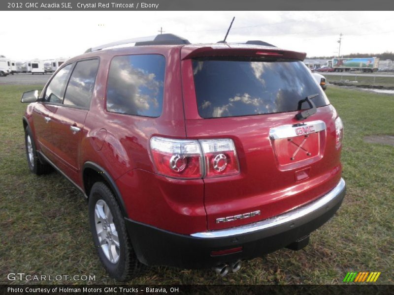 Crystal Red Tintcoat / Ebony 2012 GMC Acadia SLE