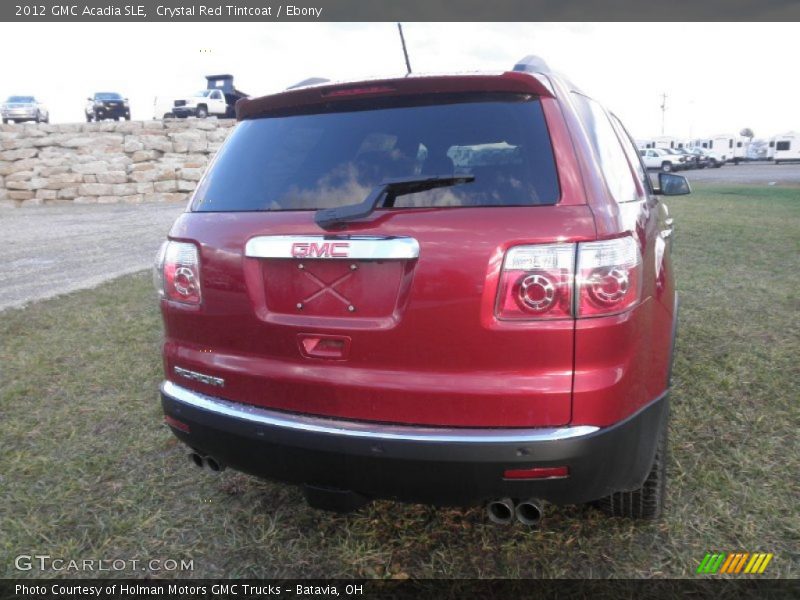 Crystal Red Tintcoat / Ebony 2012 GMC Acadia SLE