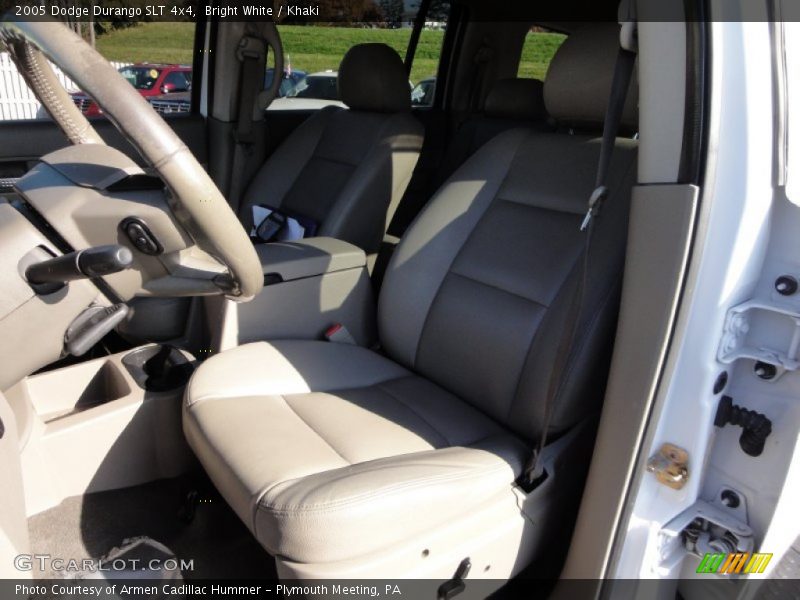 Bright White / Khaki 2005 Dodge Durango SLT 4x4