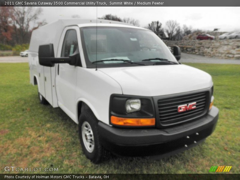 Summit White / Medium Pewter 2011 GMC Savana Cutaway 3500 Commercial Utility Truck