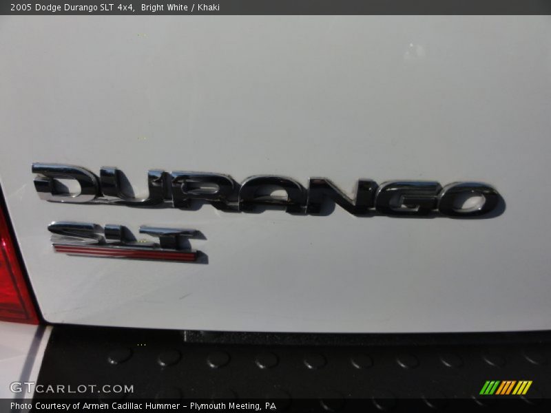 Bright White / Khaki 2005 Dodge Durango SLT 4x4