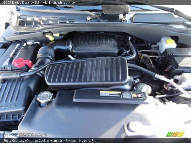 Bright White / Khaki 2005 Dodge Durango SLT 4x4