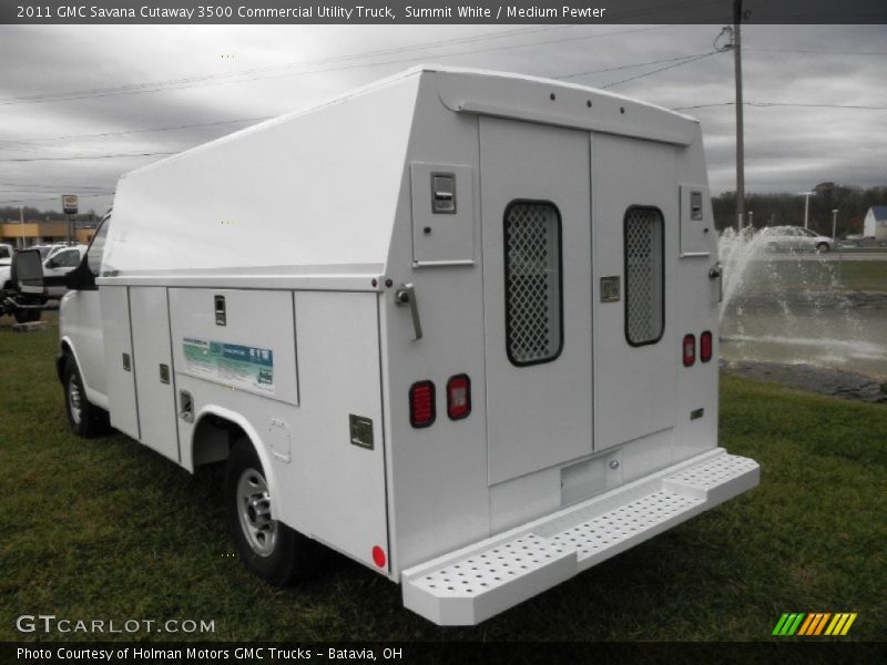 Summit White / Medium Pewter 2011 GMC Savana Cutaway 3500 Commercial Utility Truck