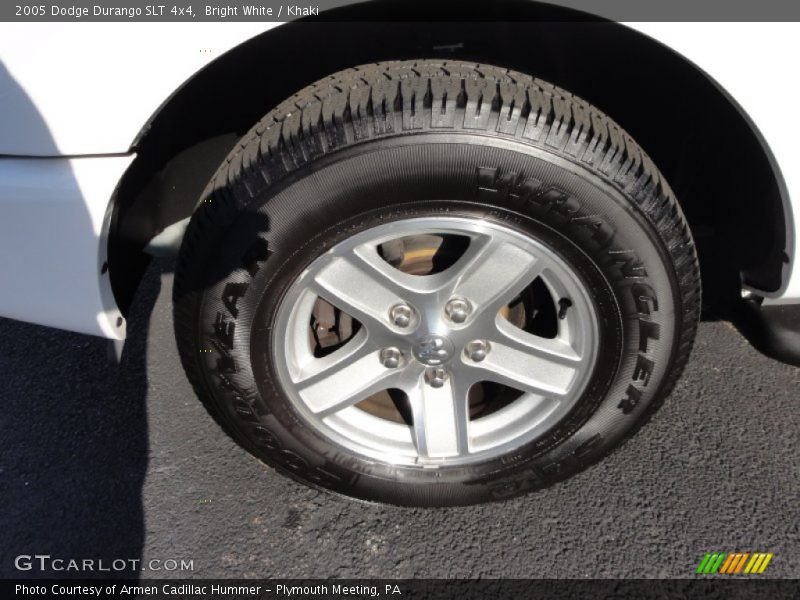 Bright White / Khaki 2005 Dodge Durango SLT 4x4