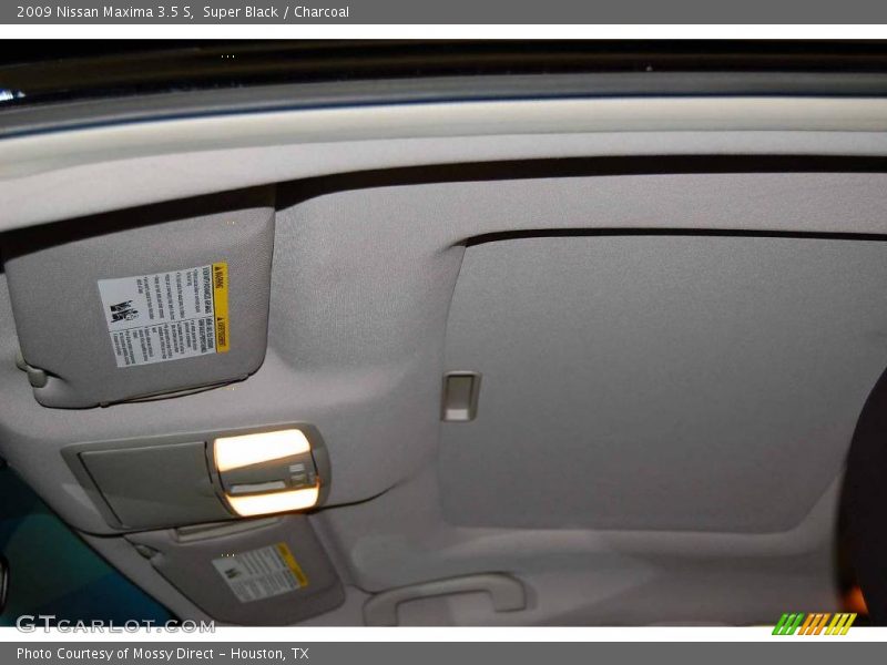 Super Black / Charcoal 2009 Nissan Maxima 3.5 S