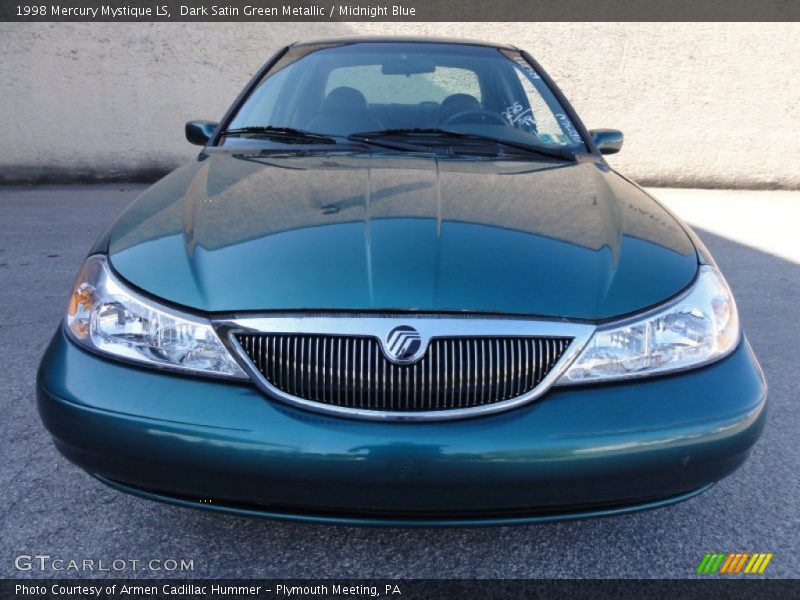 Dark Satin Green Metallic / Midnight Blue 1998 Mercury Mystique LS